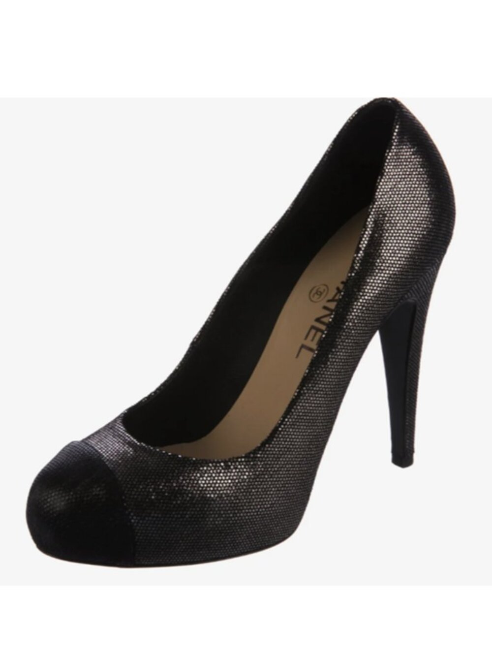 Chanel Interlocking CC Logo Pumps - Size 8